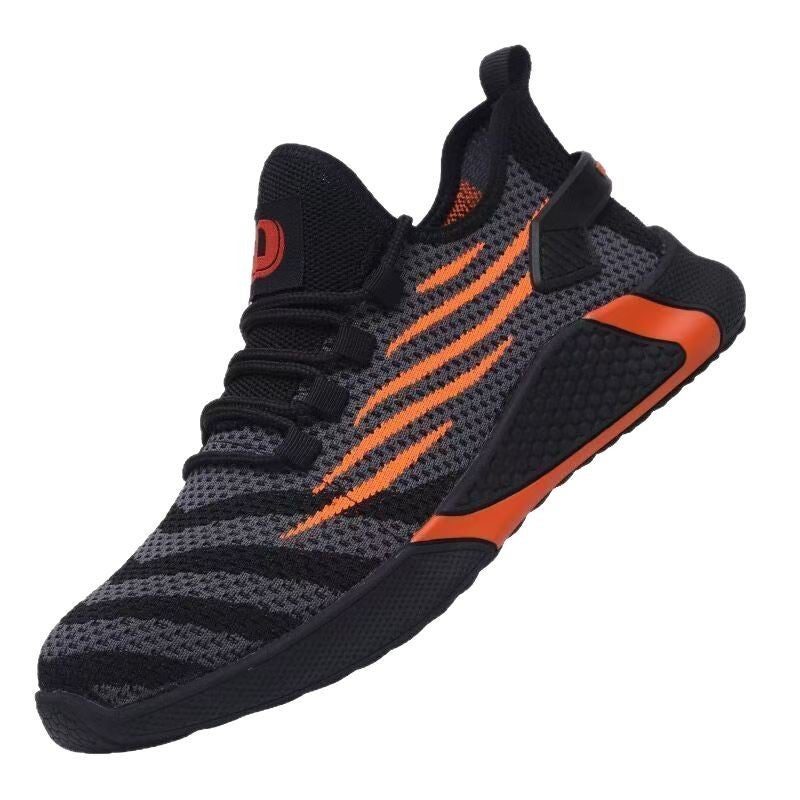 Breathable Labor Protection Shoes Men'S Odor-Resistant Anti-Smashing Anti-Pin Wear Lightweight Wear-Resistant Non-Slip Cold Adhesive Bottom Safety Shoes - Image 5